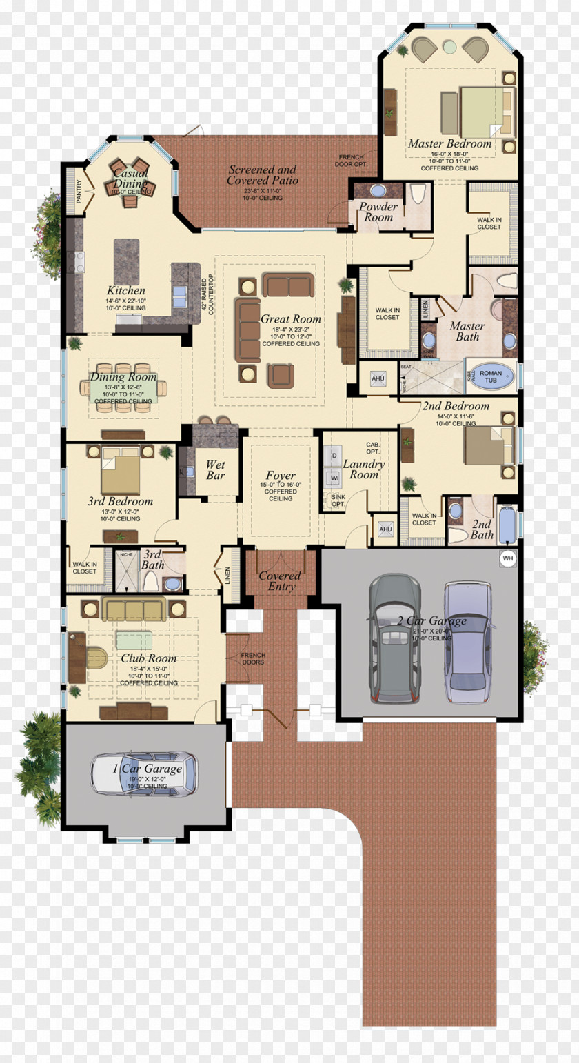 Real Estate Floor Plan Naples House Property PNG