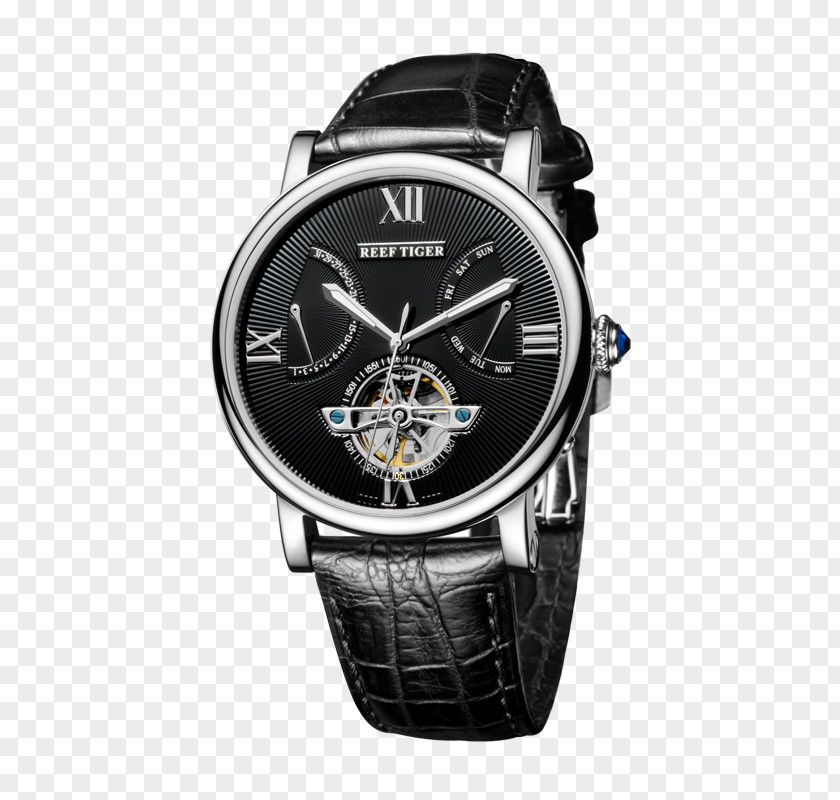 Watch Tourbillon Automatic Rado Leather PNG