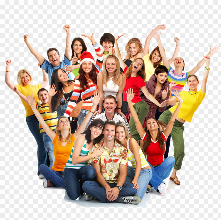 A Group Of Cheering People Stock Photography Happiness Person Clip Art PNG