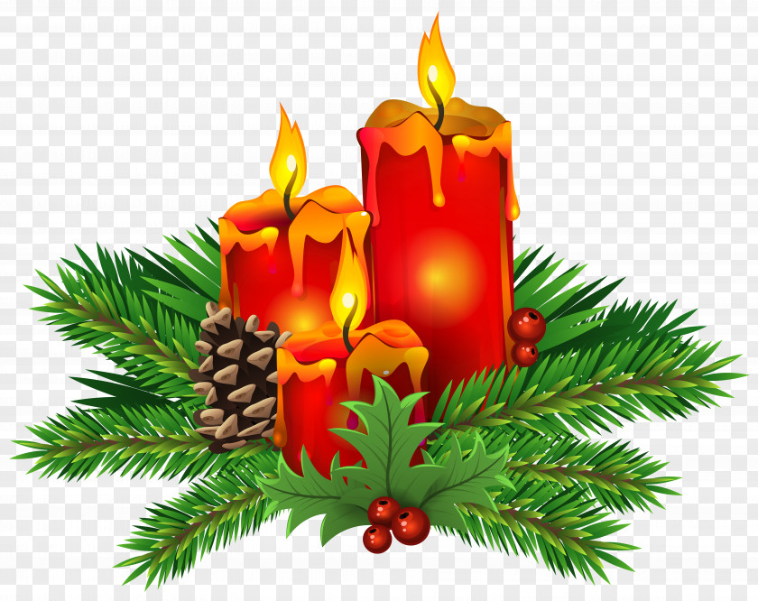 Christmas Candles Clip Art Image Day Candle PNG