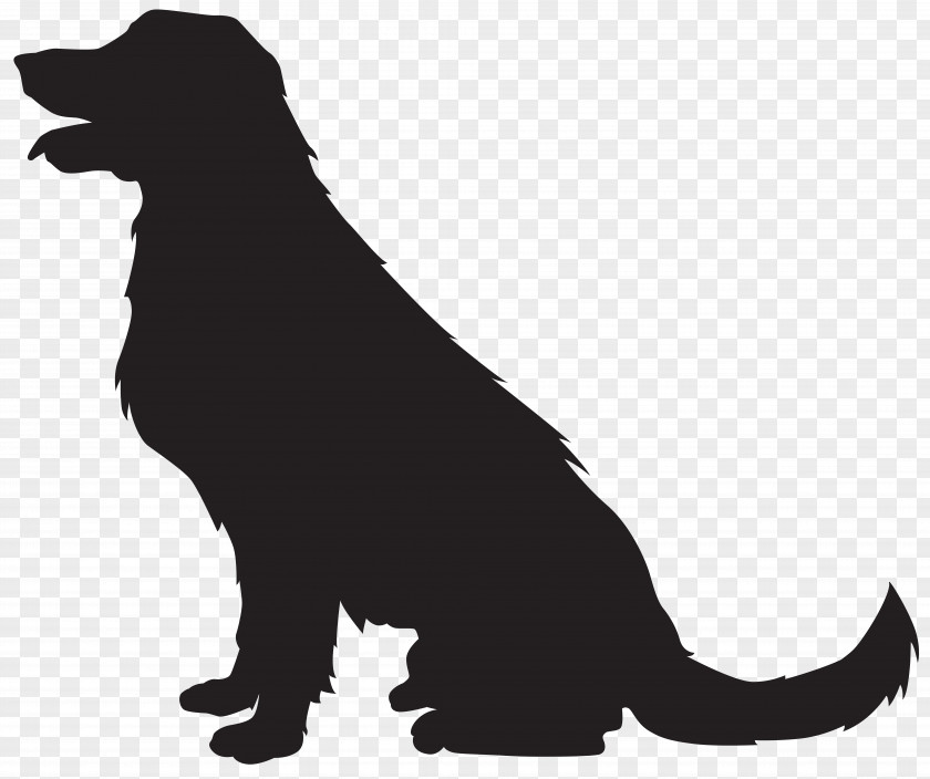 Dog Silhouette Cliparts Golden Retriever Labrador Newfoundland Puppy Kitten PNG