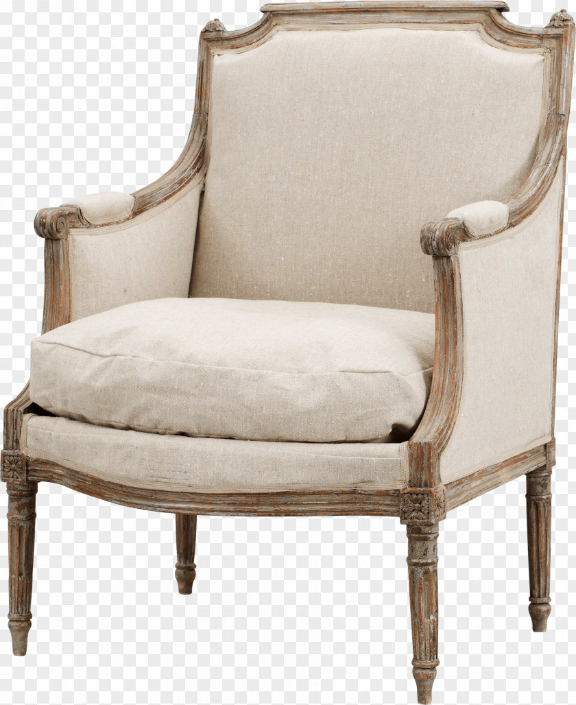 White Armchair Image PNG