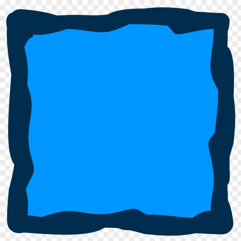 Blue Picture Frames Clip Art PNG
