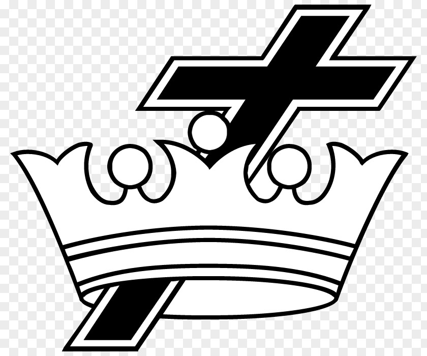 Surveymonkey Vector Cross And Crown Christian Decal Freemasonry PNG