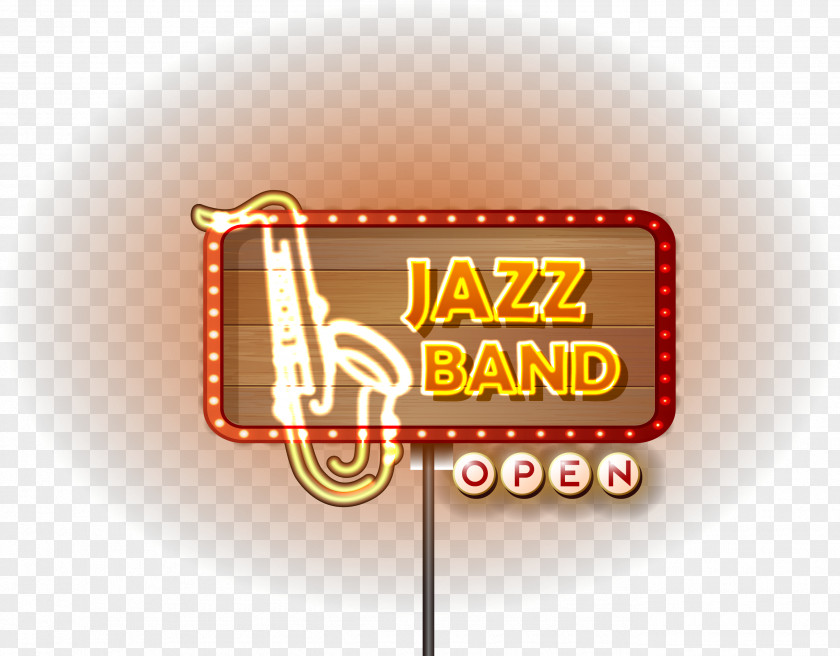 Colorful Cartoon Road Sign Drawing Saxophone PNG