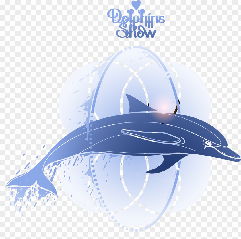 Dolphins Jump Ring Dolphin Jumping Royalty-free Illustration PNG