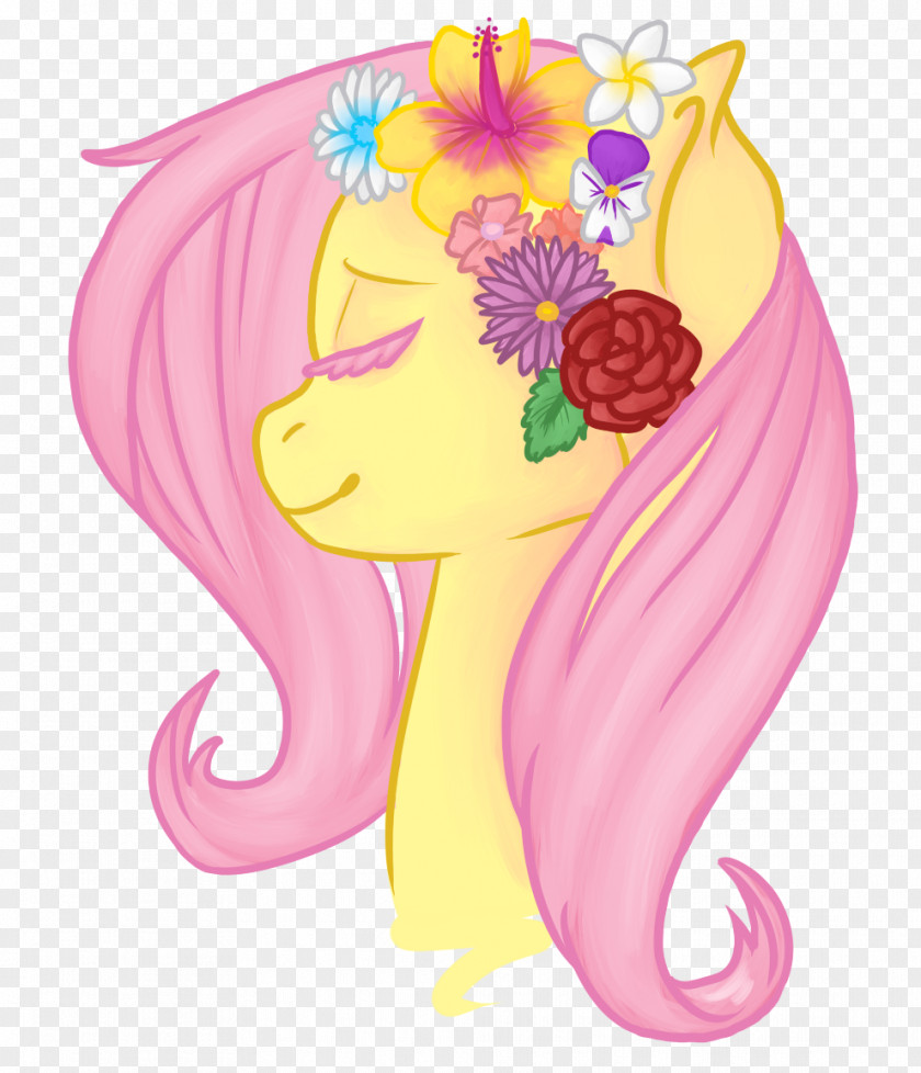 Flower Crown Fluttershy Rarity Pinkie Pie Fan Art PNG