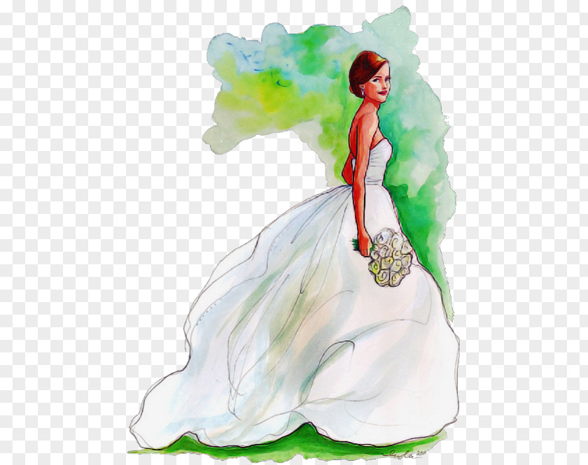 Gown Costume Design PNG