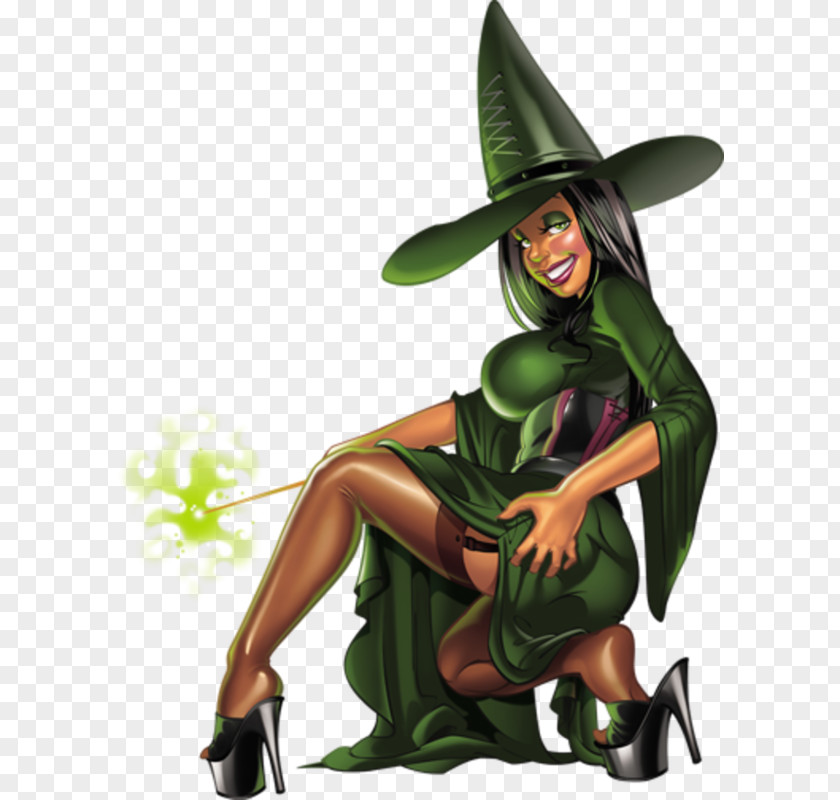 Green Witch PNG