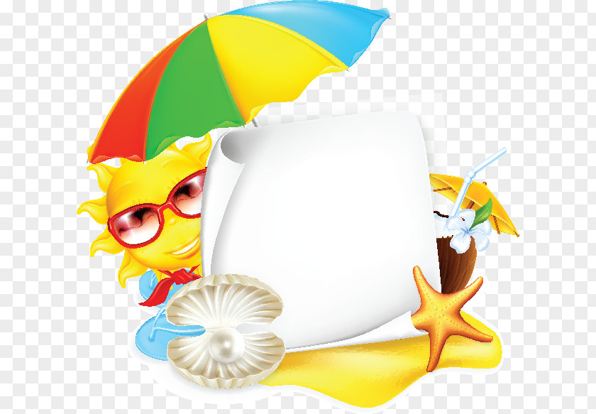 Sun Umbrellas And A4 Paper Cartoon Stock Photography Clip Art PNG