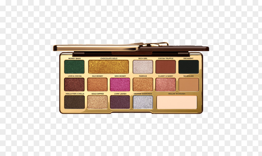 Too Faced Chocolate Gold Eye Shadow Palette Cosmetics, LLC Bar PNG