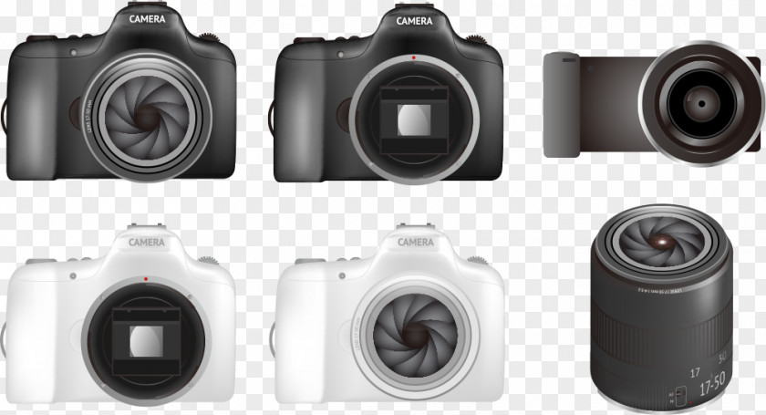 Vector Tech Digital Camera SLR Euclidean PNG