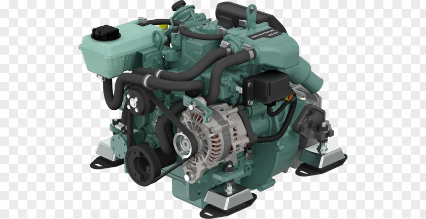 Engine AB Volvo Inboard Motor Fuel Injection Penta PNG