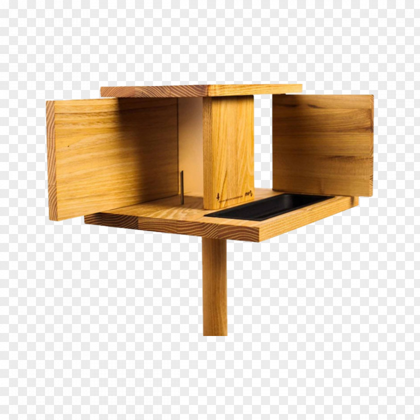Bird Feeder Shelf Drawer Plywood PNG