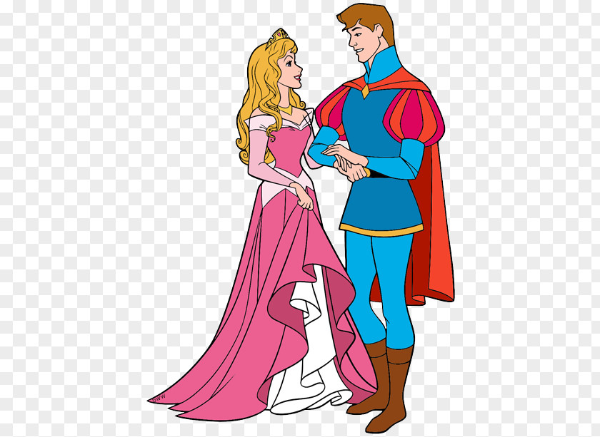 Disney Princess Aurora Prince Phillip PNG