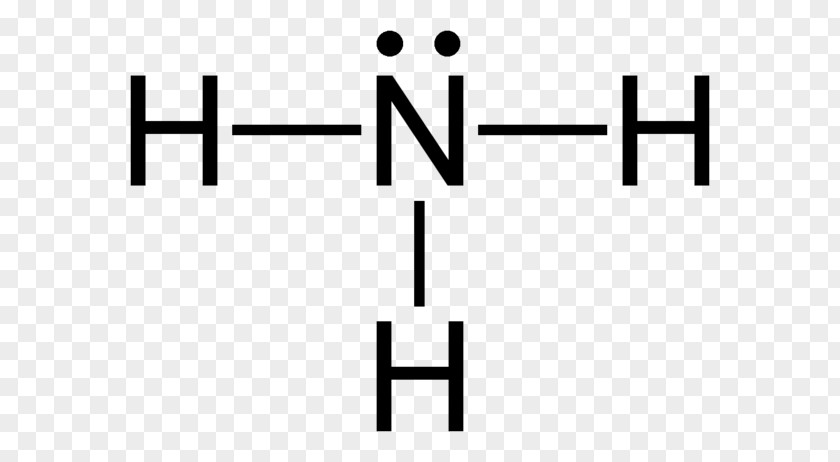 Dot Formula Lewis Structure Ammonia Molecule Chemistry Ammonium PNG