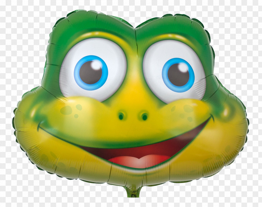 Frog Edible Toy Balloon Birthday PNG
