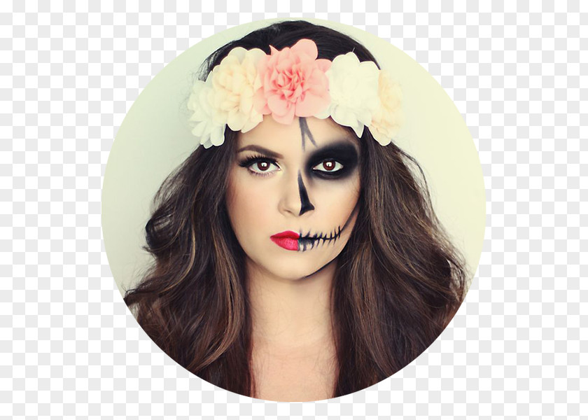 Halloween Day Of The Dead Calavera Cosmetics Make-up PNG