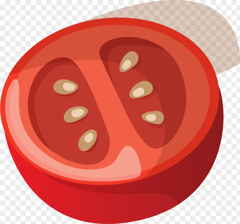 Hand Painted Red Tomato Paste Vegetable PNG