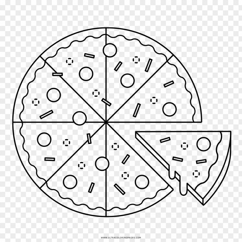 Helloweem Pizza Drawing Coloring Book Line Art PNG