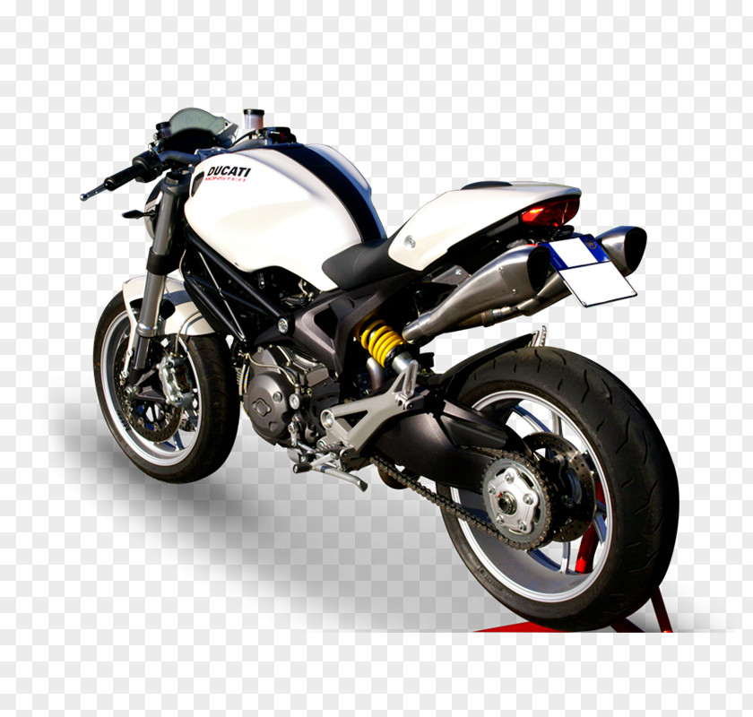 Motorcycle Exhaust System Ducati Monster 696 1100 Evo PNG