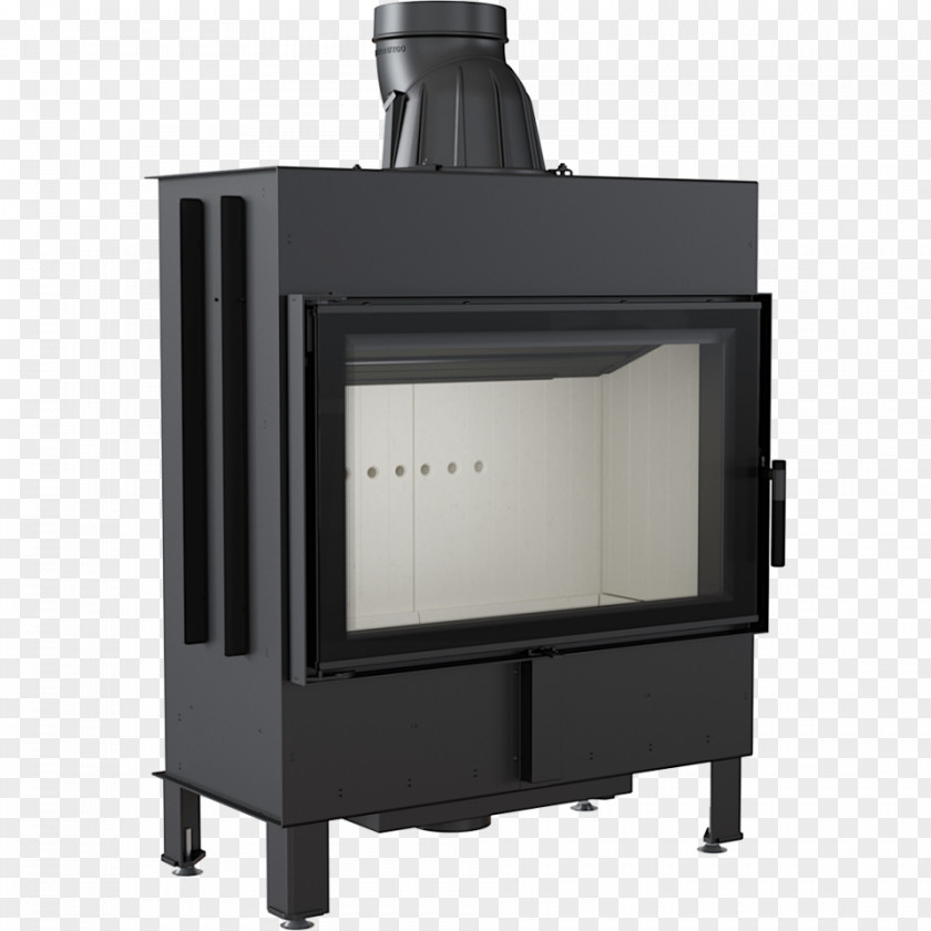 Ceramic Three Piece Fireplace Insert Chimney Heat Power PNG