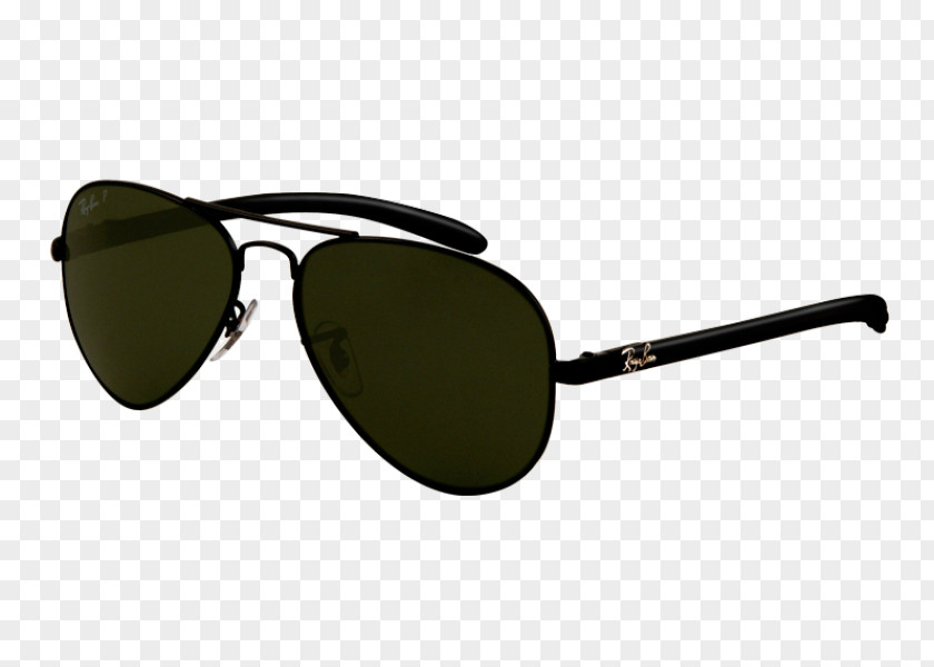 Ray Ban Ray-Ban Aviator Carbon Fibre Sunglasses Flash PNG