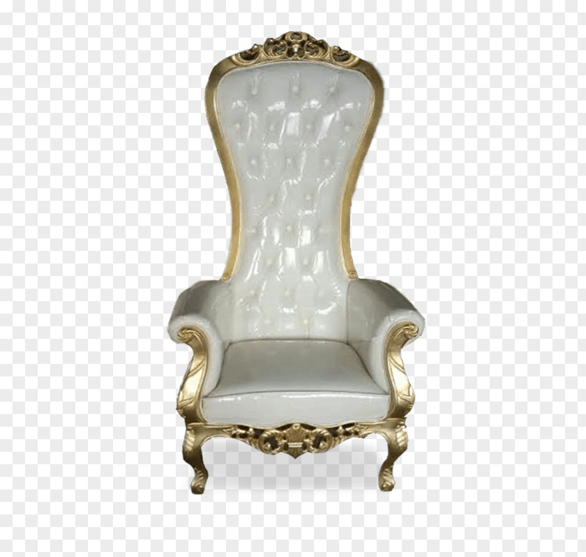 Chair Throne Coronation Bedside Tables Luxe Event Rental PNG