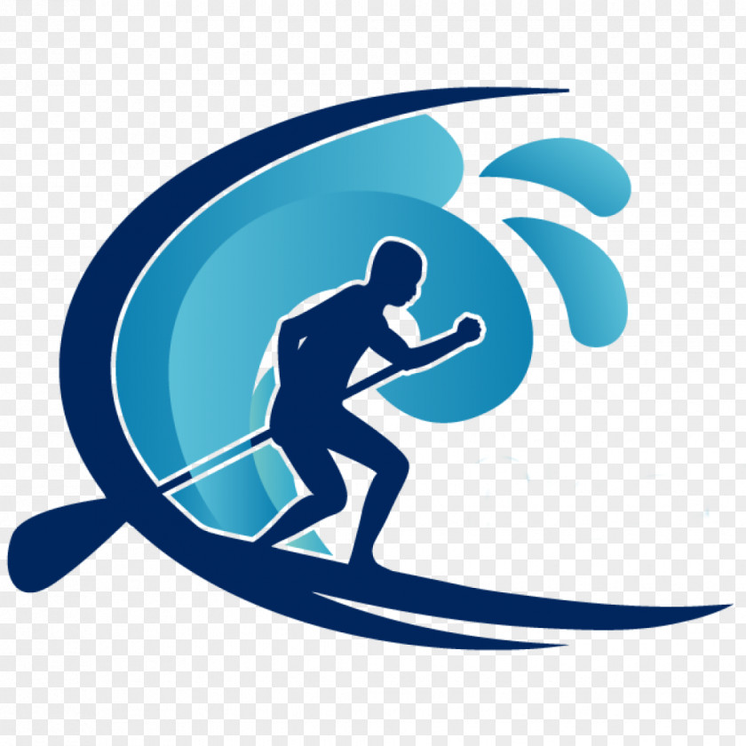 Logo Standup Paddleboarding Font PNG
