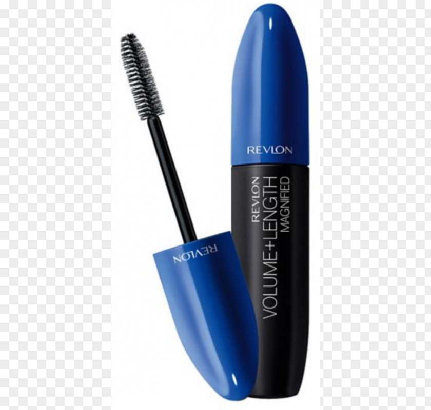 Magnified Revlon Volume + Length Mascara Eyelash Cosmetics PNG