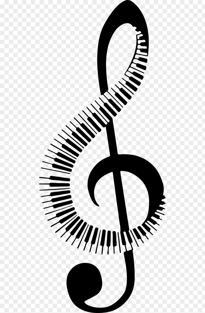 Musical Note Piano Keyboard Clip Art PNG