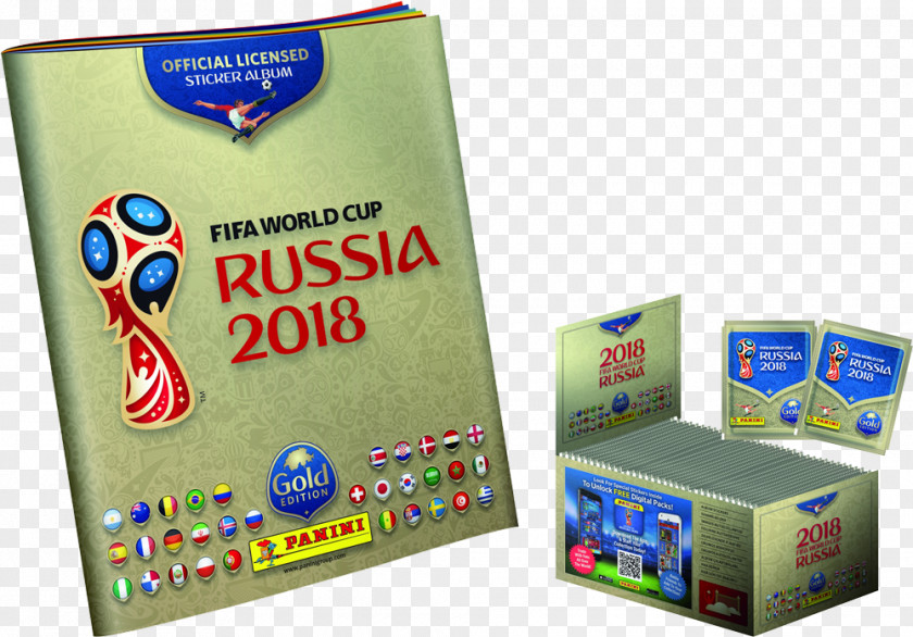 Russia 2018 World Cup Panini Group Sticker Album Collectable Trading Cards PNG