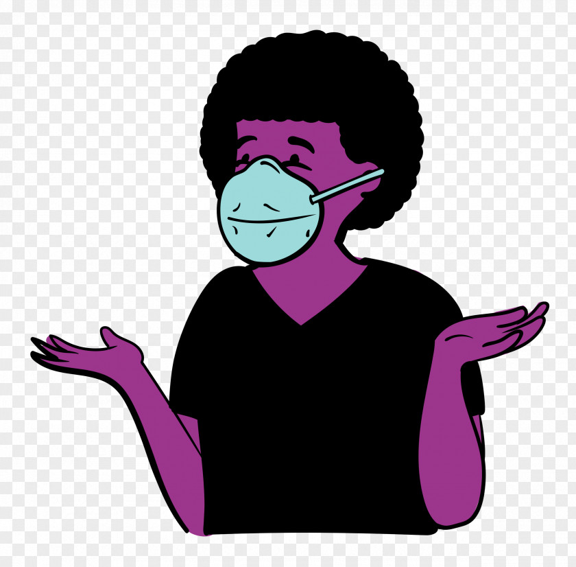 Woman Medical Mask Coronavirus PNG