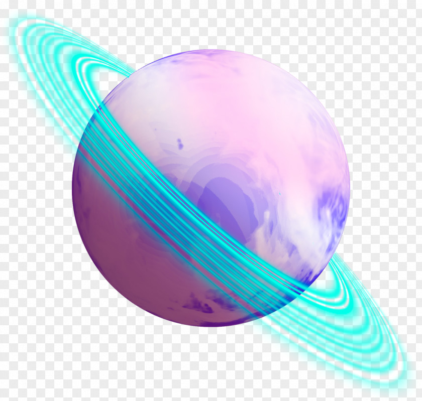 Aquarela Planet Rings Of Saturn Space Ring System PNG