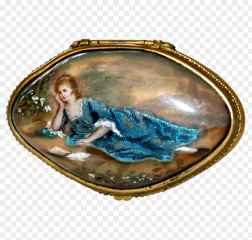 Hand Painted Bomboniere Decorative Box Bombonierka Anatomical Snuffbox PNG