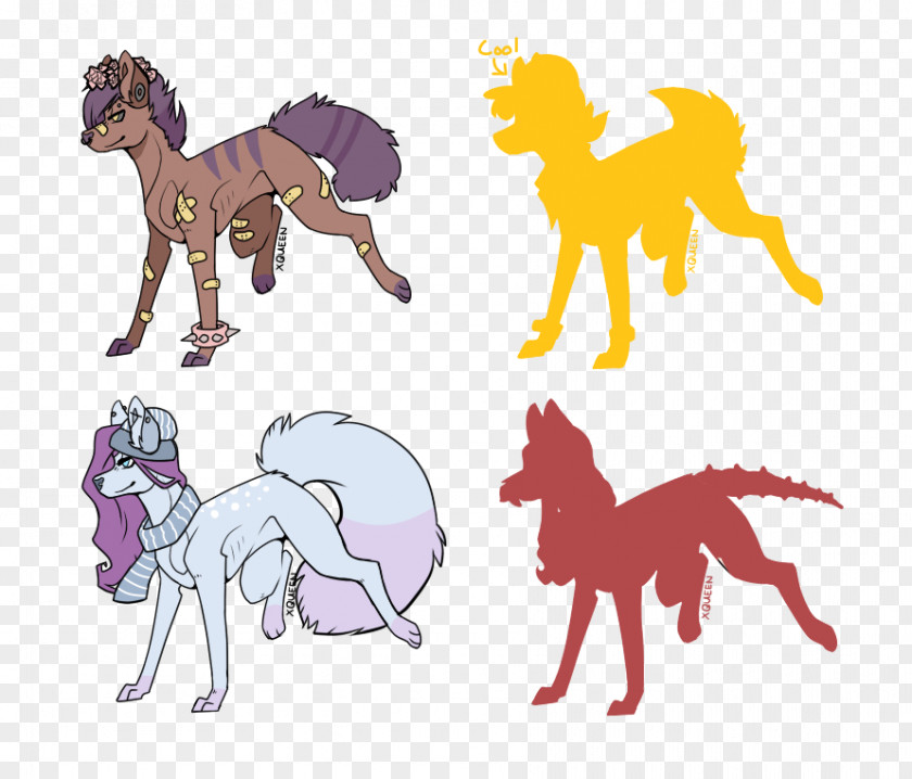 Mustang Pony Dog Pack Animal Cat PNG