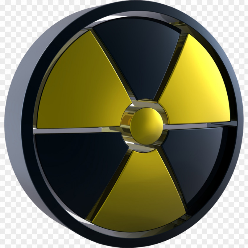 Nuclear Symbol Radiation Radioactive Decay 3D Computer Graphics PNG