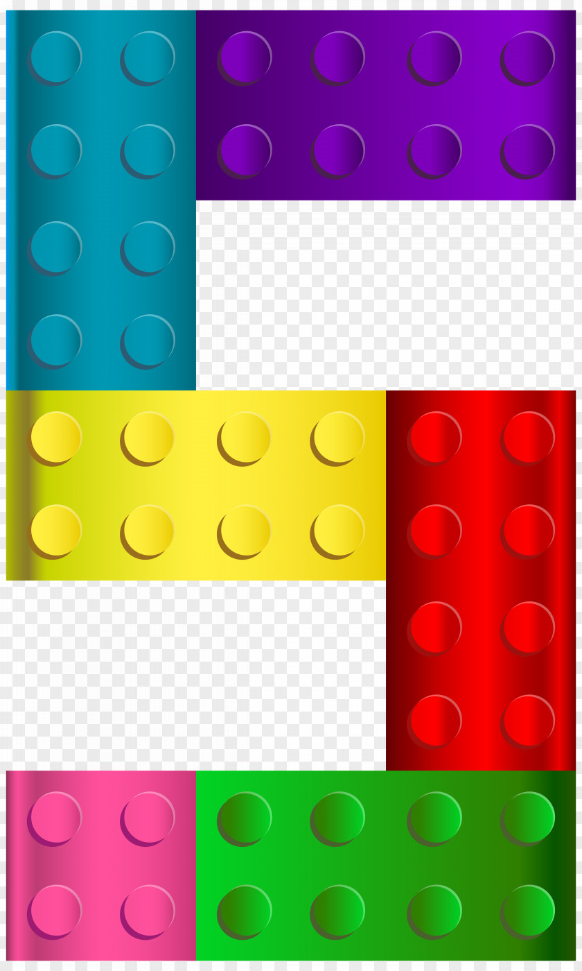 Number 5 LEGO Toy Block Clip Art PNG