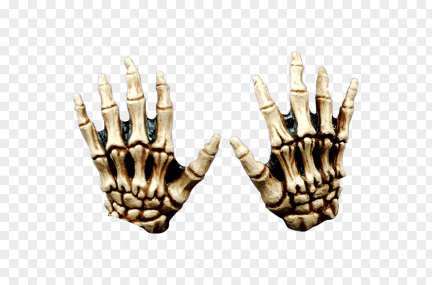 Skeleton Human Bone Hand Costume PNG