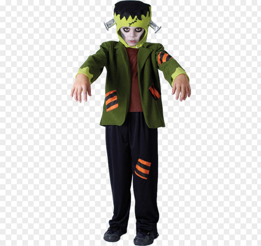 Child Frankenstein's Monster Disguise Costume PNG