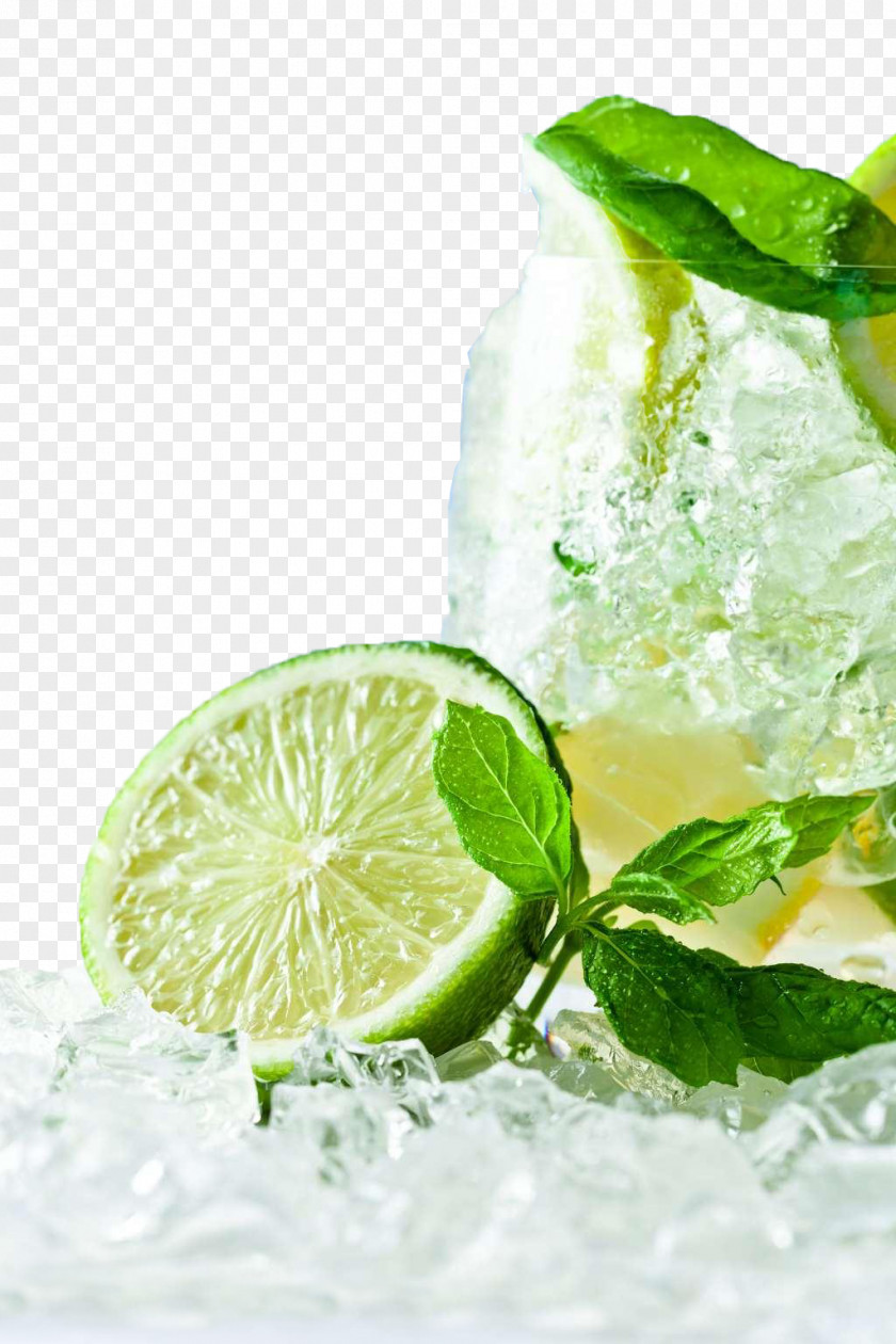 Great Food Advertising Poster Lemon Mojito Cocktail Caipirinha Juice Peppermint PNG