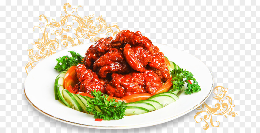 Chinese Takeout Shanghai Cuisine General Tso's Chicken Meatball Vegetarian Food PNG