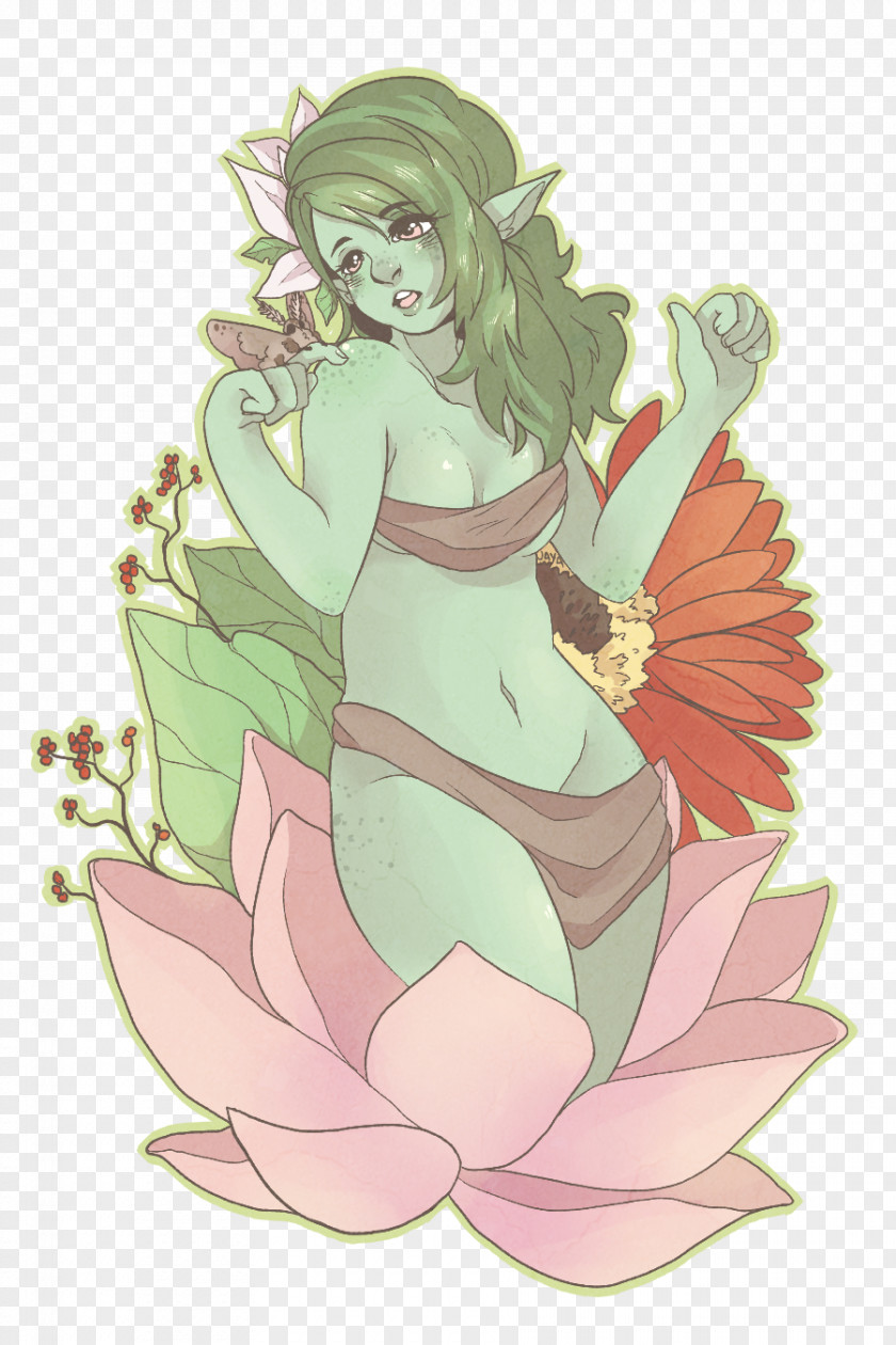 Fairy Dryad Drawing Sketch PNG