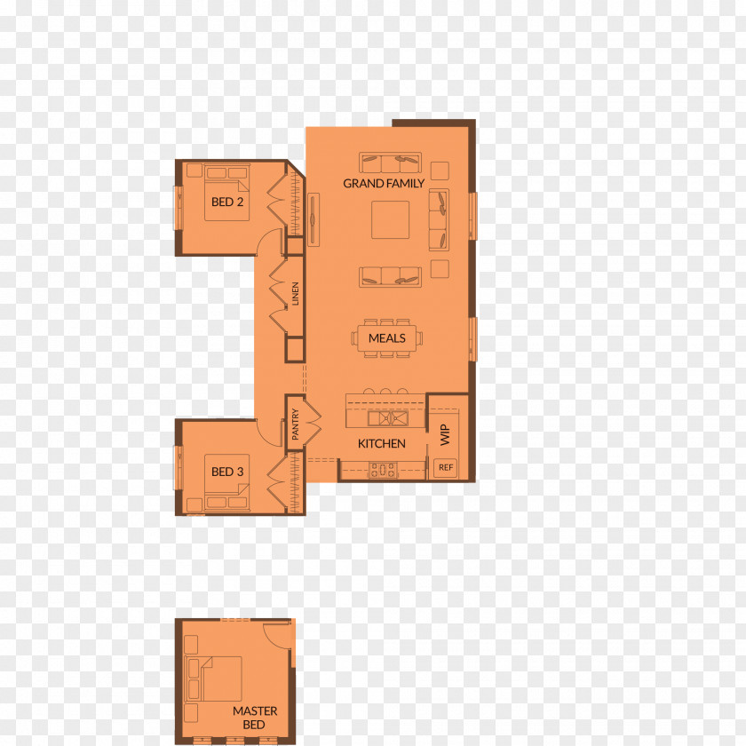 House Floor Plan Bedroom Angle PNG
