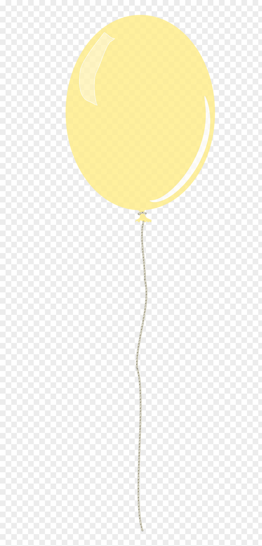 Beautiful Yellow Balloon Material Pattern PNG