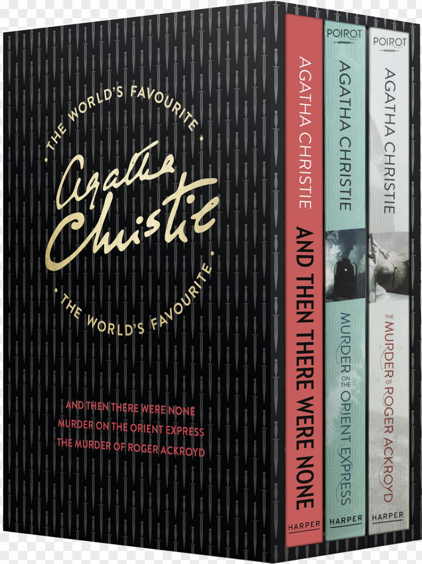 Book The World's Favourite Agatha Christie Book: Volume Three [CentenaryEdition] And Then There Were None Murder Of Roger Ackroyd Hercule Poirot On Orient Express PNG