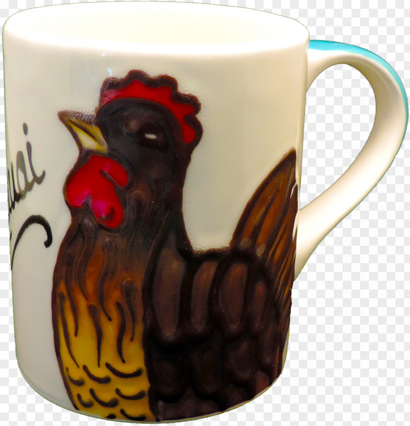Chicken Rooster Coffee Cup Mug PNG