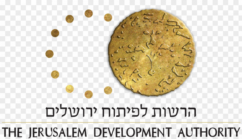 Coin Jerusalem Development Authority And Moriah Company Logo Font PNG