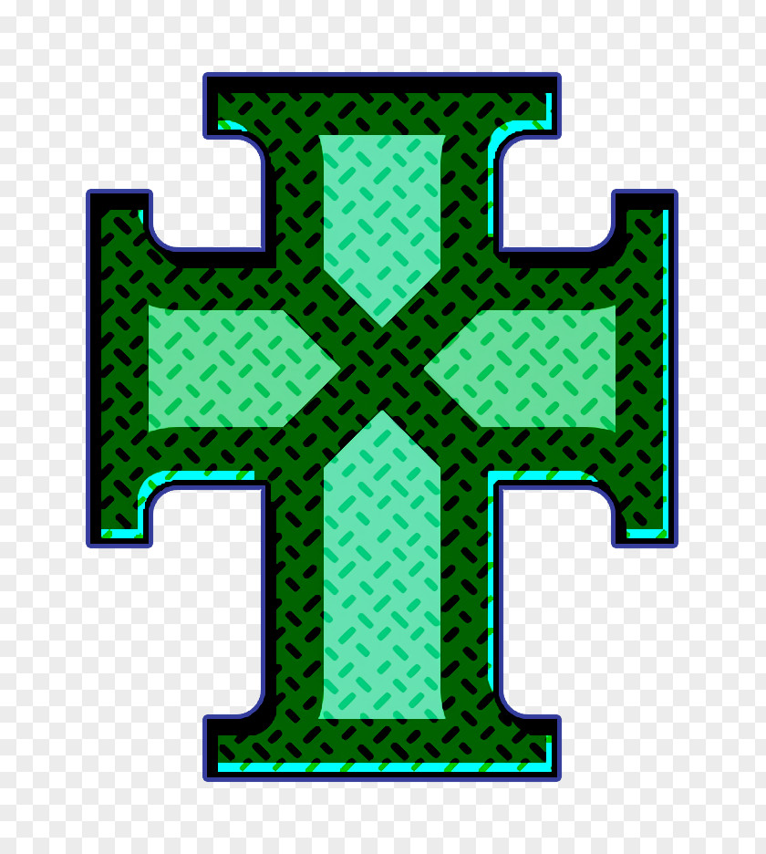 Medieval Icon Cross Cultures PNG