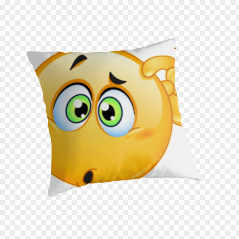 Pillow Throw Pillows Cushion Bedding Smiley PNG